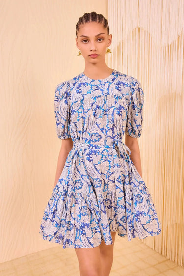 Rosalie Short Sleeve Mini Dress-Dresses-Ulla Johnson-Debs Boutique